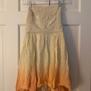 Strapless Ombre Dress